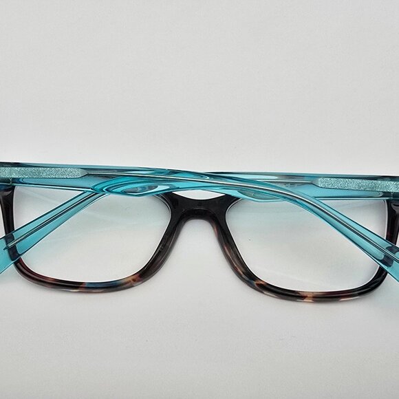 Polaroid PLD D320 IPR Havana Blue Cat Eye Eyeglasses Frame 53-17-140 - Picture 10 of 13